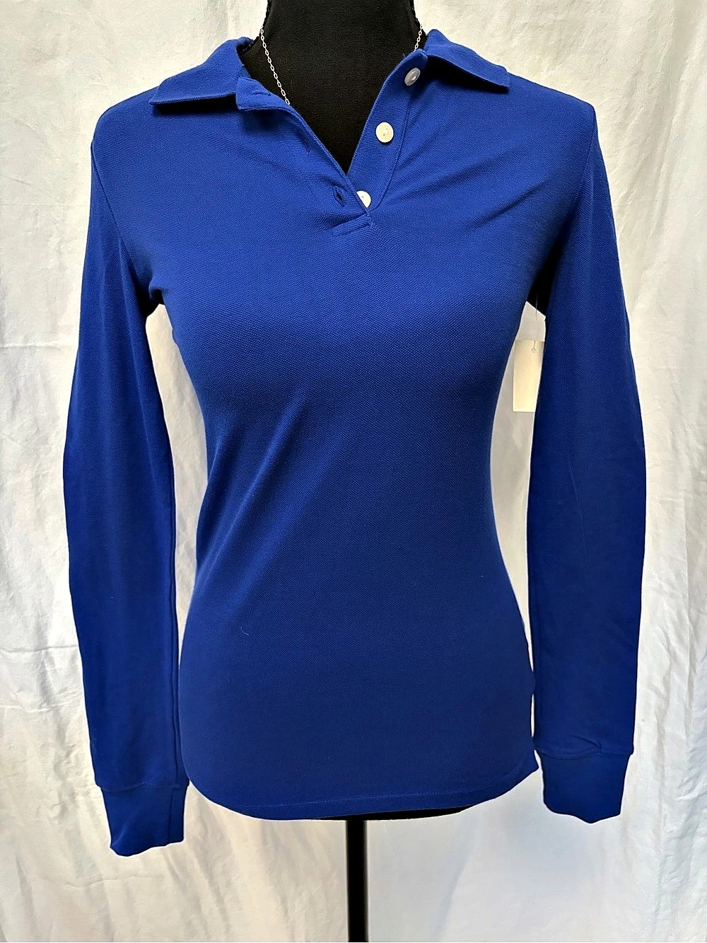 Aeropostale Blue Long Sleeve Polo NWT Size Small